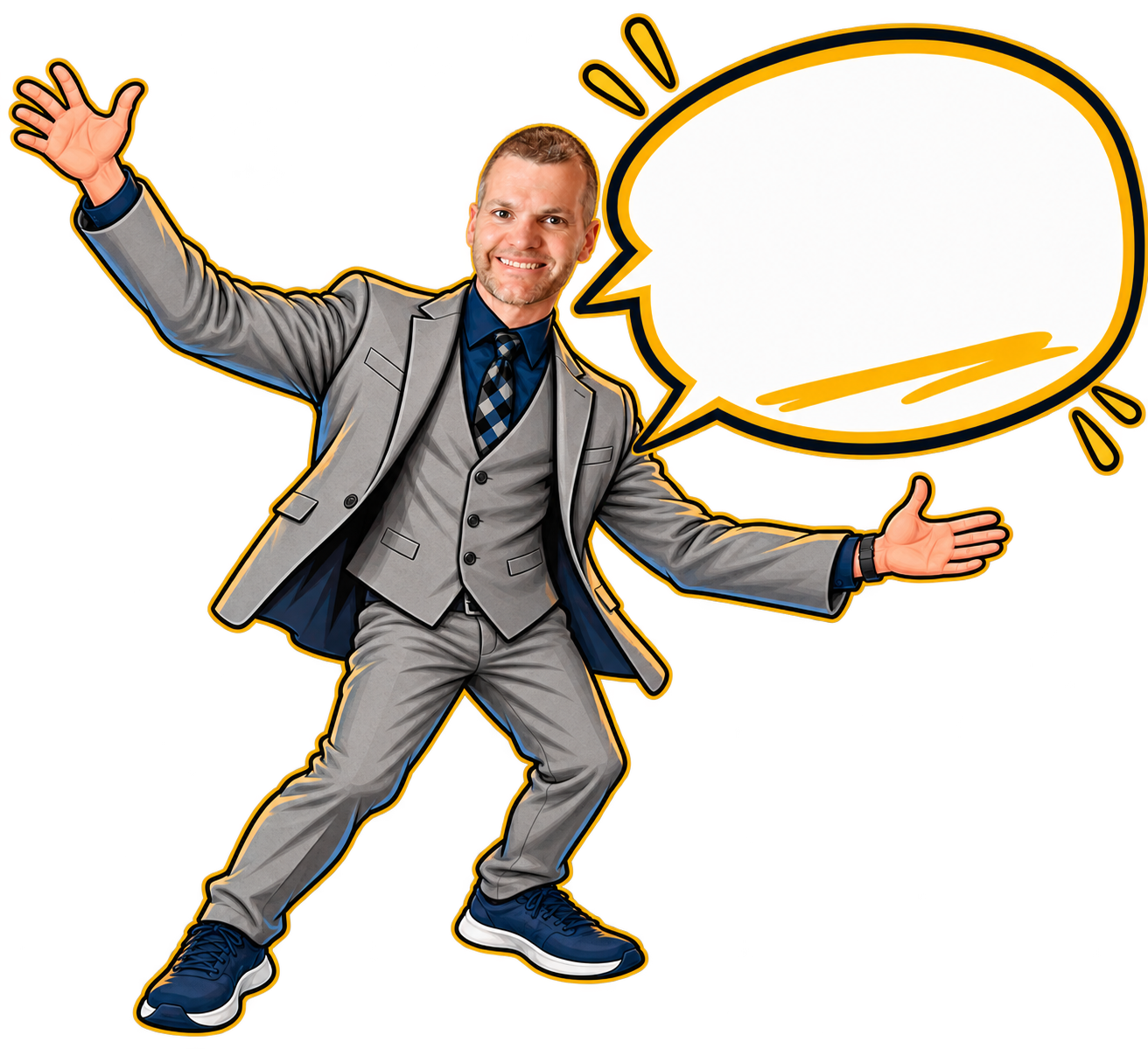 Mr. Funky Teacher, Nicholas Kleve, sharing advice